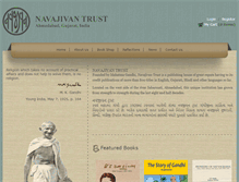 Tablet Screenshot of navajivantrust.org